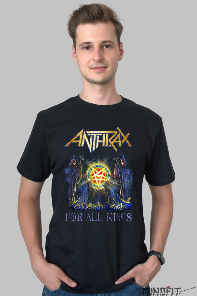 Tricou Anthrax - For All Kings Edition barbat negru