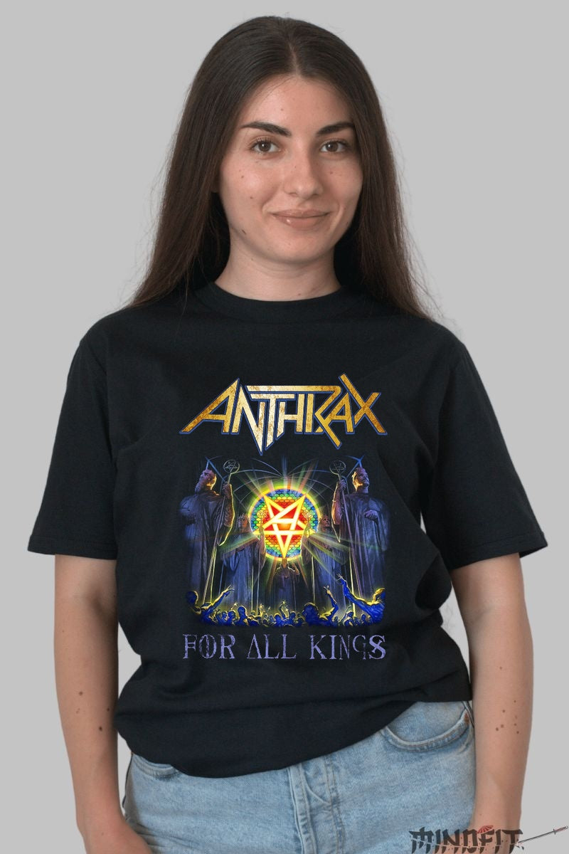 Tricou Anthrax - For All Kings Edition dama negru