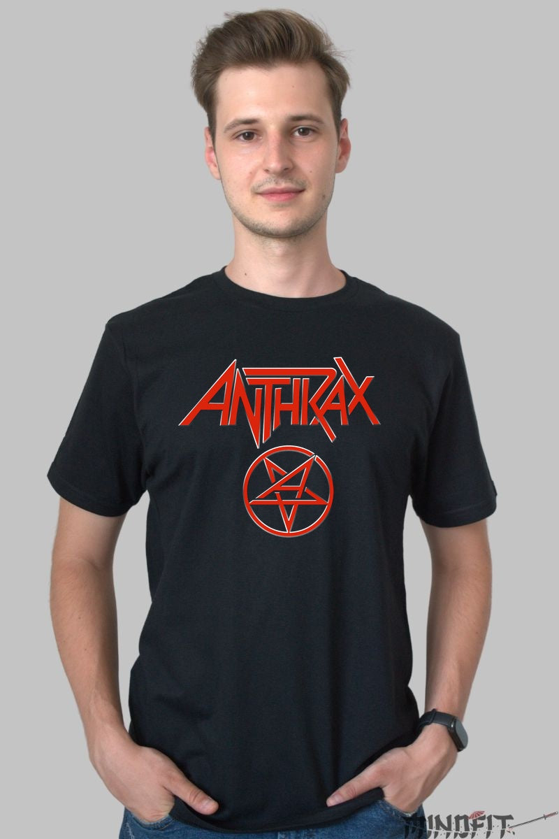 Tricou Anthrax - Thrash Metal Legacy barbat negru