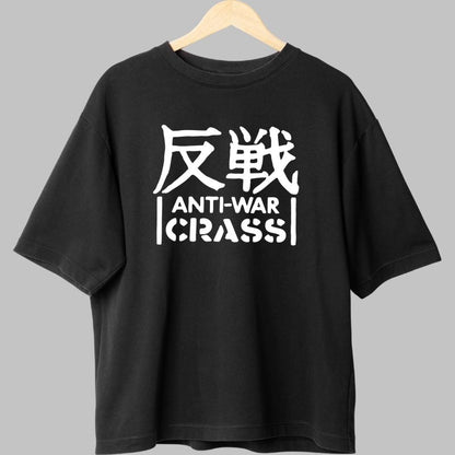 Tricou Anti-War Crass - Statement Punk Iconic fata