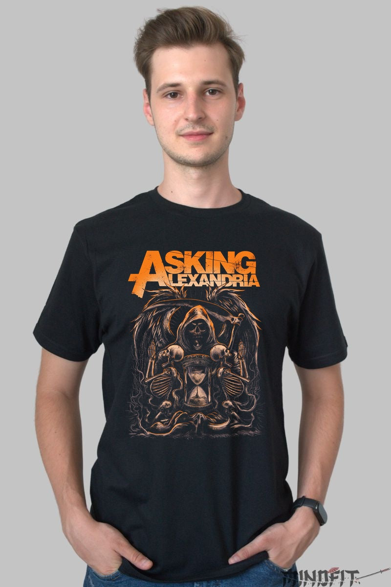 Tricou Asking Alexandria - Grim Reaper Edition barbat negru