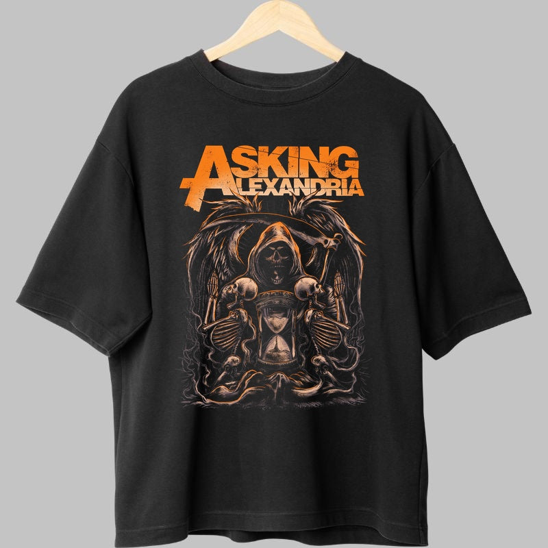 Tricou Asking Alexandria - Grim Reaper Edition fata negru