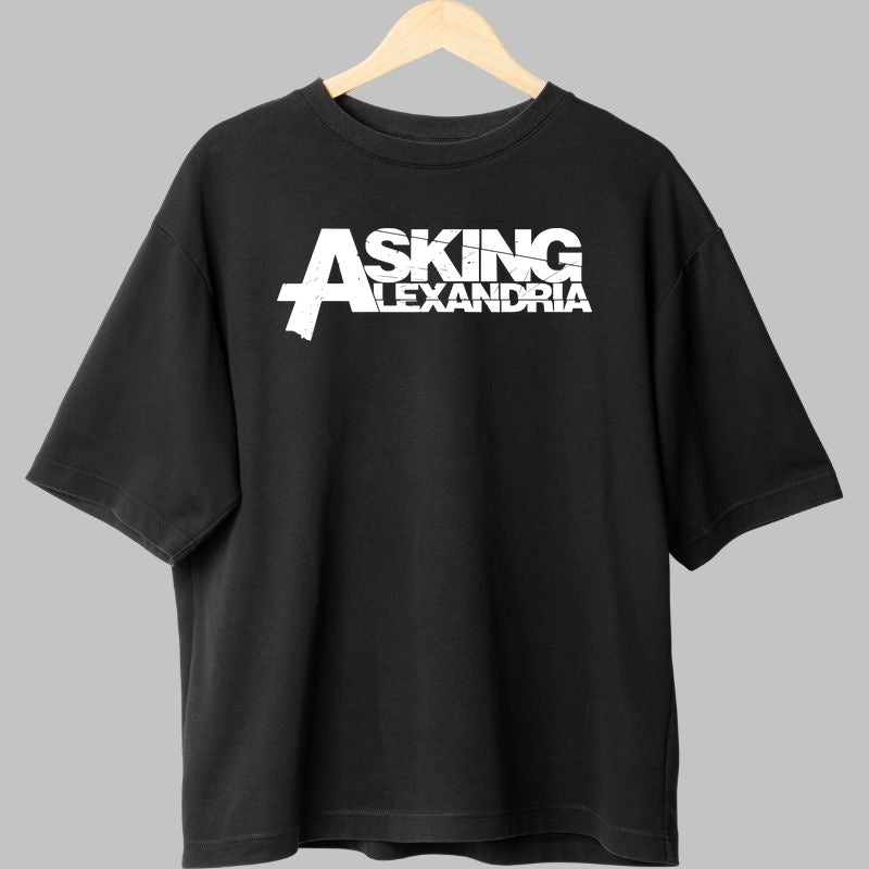 Tricou Asking Alexandria - Logo Distortion fata negru