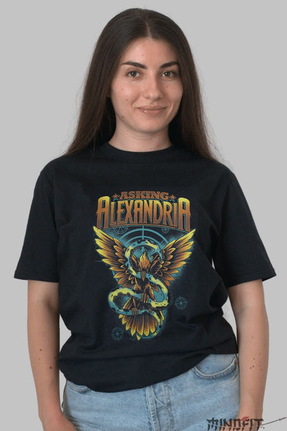 Tricou Asking Alexandria - Phoenix Serpentin dama negru
