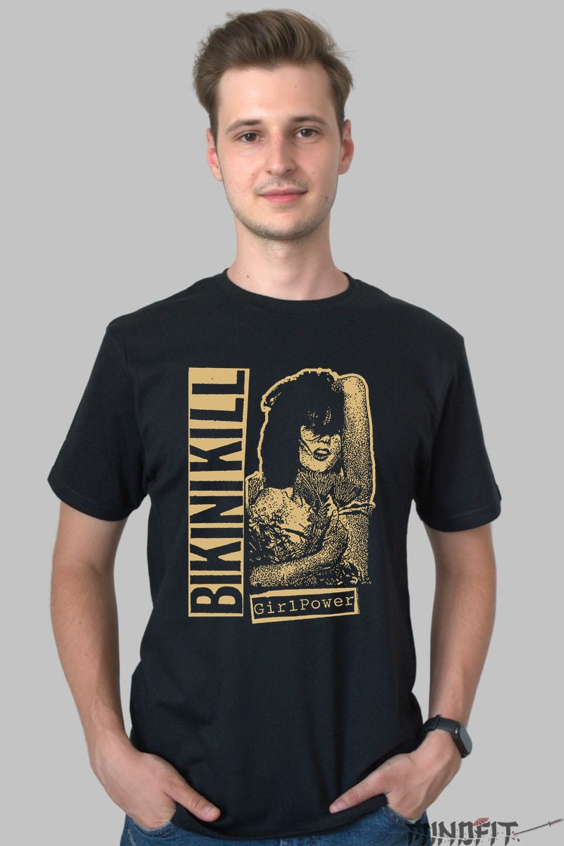 Tricou Bikini Kill - GirlPower Edition barbat negru