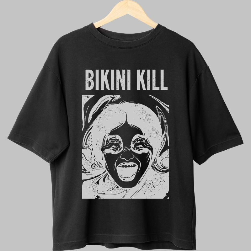 Tricou Bikini Kill - Riot Grrrl Iconic Graphic fata