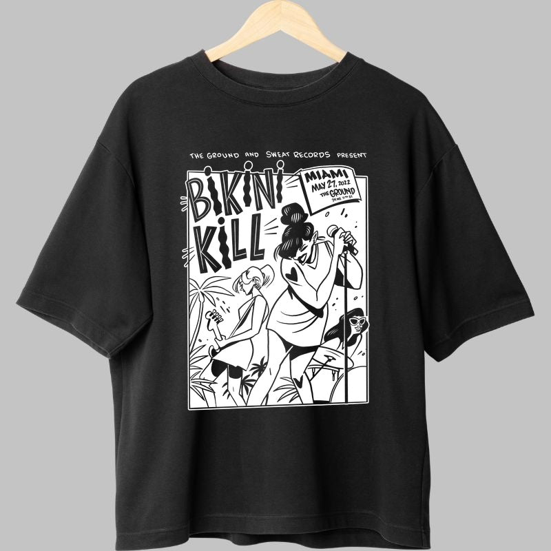 Tricou Bikini Kill - Riot Grrrl Revival fata