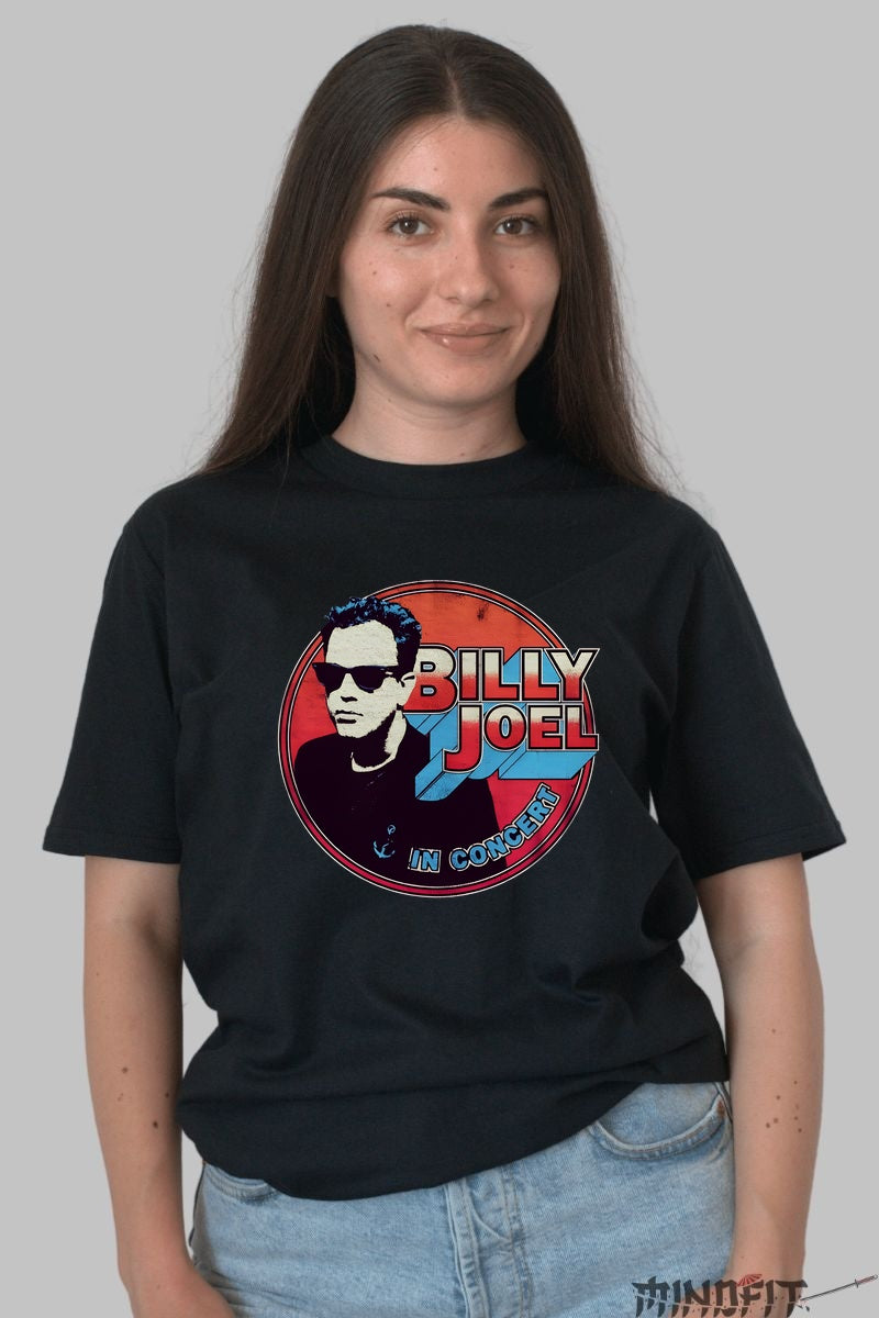 Tricou Billy Joel - In Concert Edition fata negru