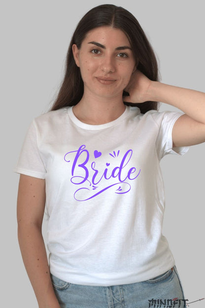 Tricou Bride - Eleganta Simplitatii in Stil Modern Dama Alb
