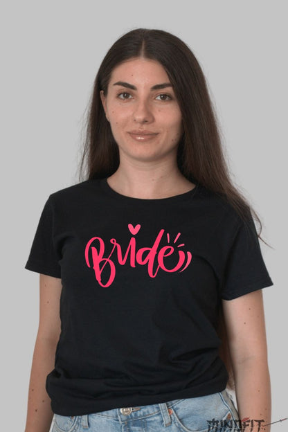 Tricou Bride - Stil Cu Atitudine Pentru Momente Unice Dama Negru