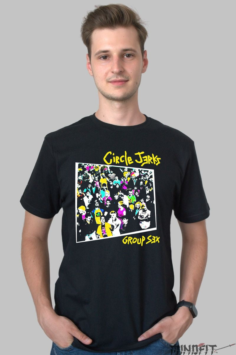Tricou Circle Jerks - Group Sex Punk Classic barbat negru