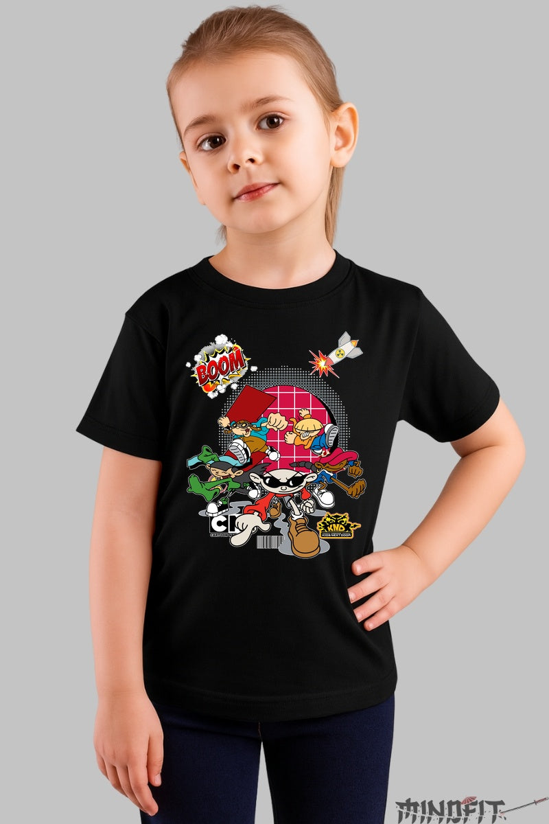 Tricou Codul Secret - Cartoon Network fata negru
