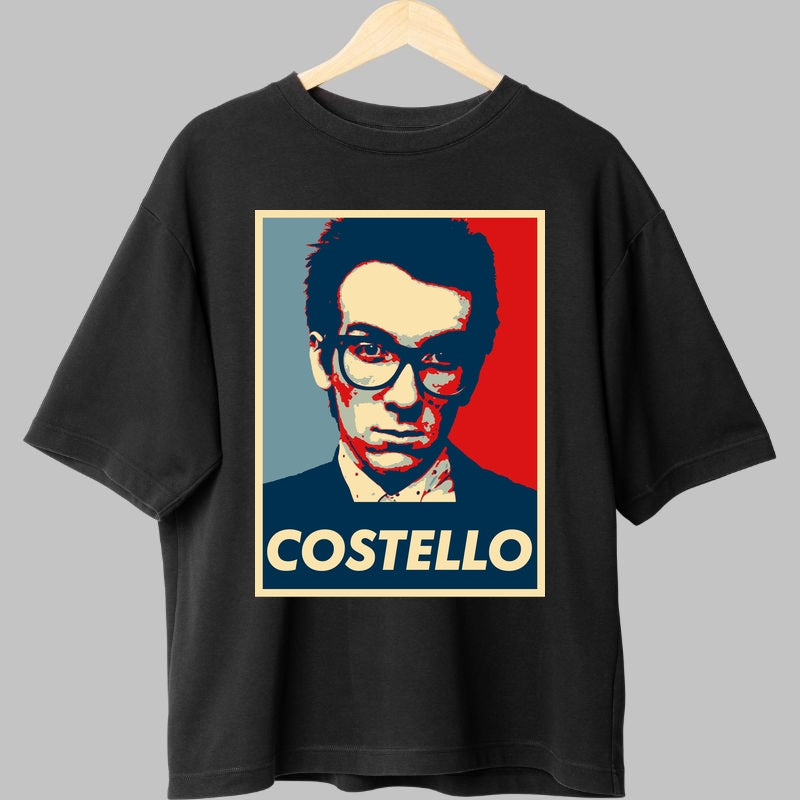 Tricou Costello - Retro Icon Print fata