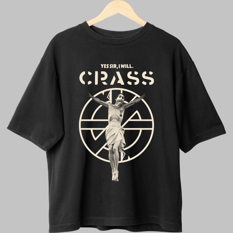 Tricou Crass - Yes Sir, I Will. fata