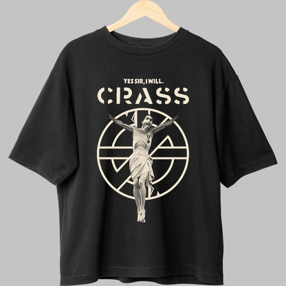 Tricou Crass - Yes Sir, I Will. fata