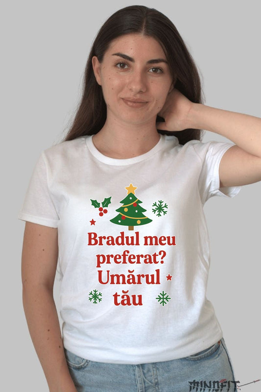 Tricou De Craciun - Bradul Meu Preferat barbat negru
