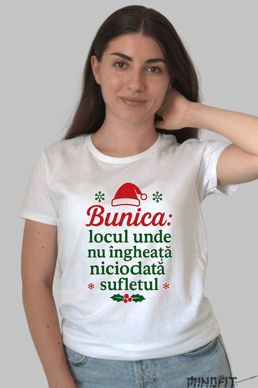 Tricou De Craciun - Bunica Si Caldura Sufletului barbat negru