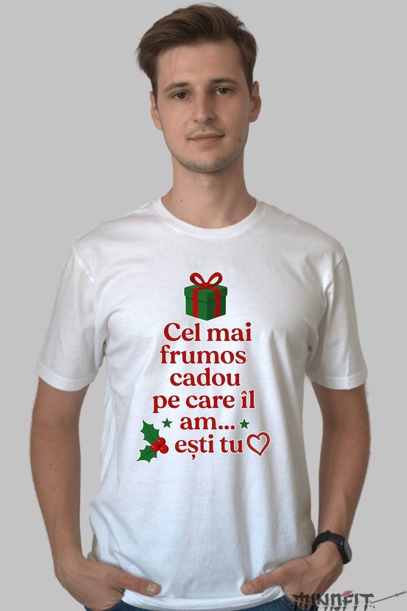Tricou De Craciun - Cadoul Esti Tu dama negu