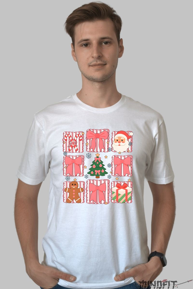 Tricou De Craciun - Cadouri De Sarbatoare barbat alb
