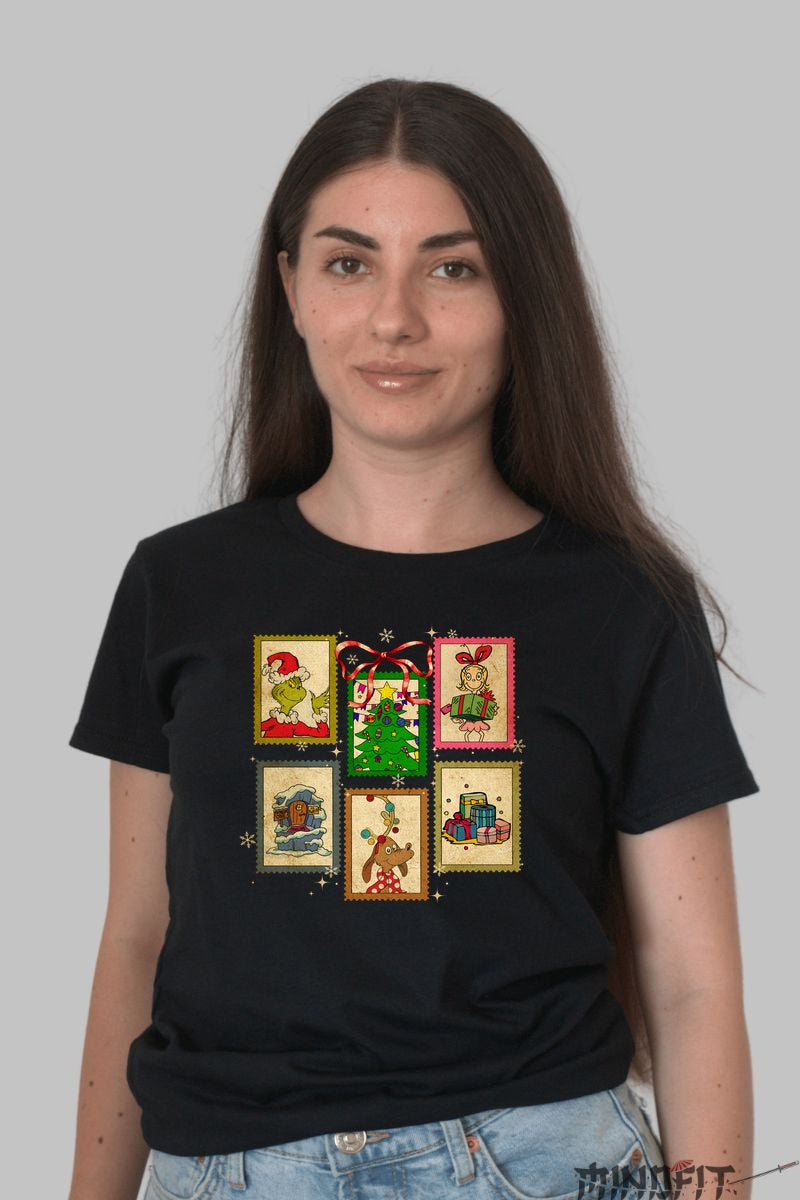 Tricou De Craciun - Cadouri Si Spirite Festive dama negru