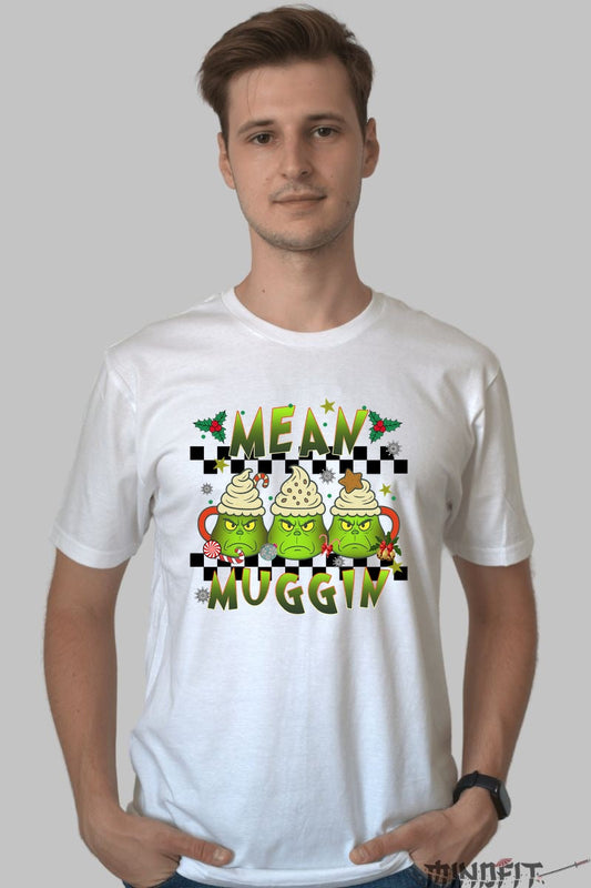 Tricou De Craciun - Canile Morocanoase barbat alb