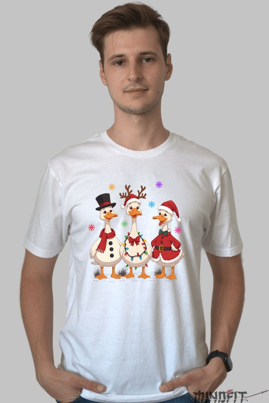 Tricou De Craciun - Gasca Vesela De Sarbatori barbat alb