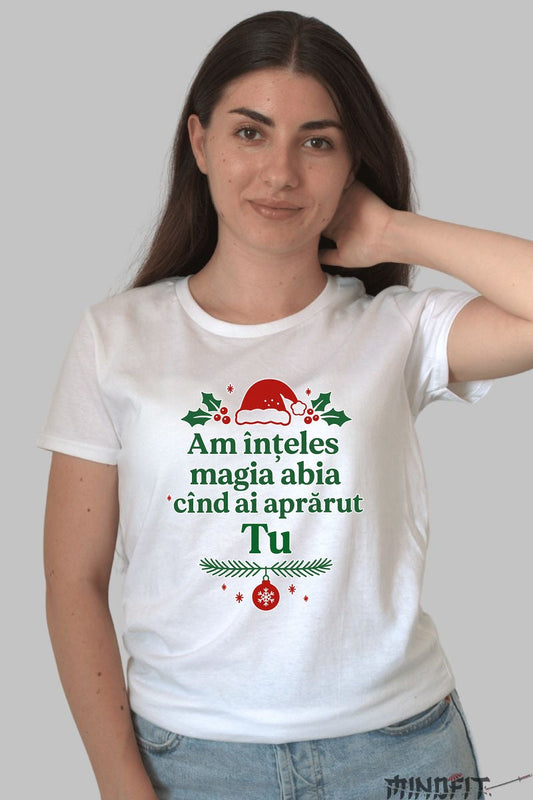 Tricou De Craciun - Magia Cand Ai Aparut Tu barbat negru