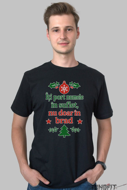 Tricou De Craciun - Numele Tau In Suflet dama alb