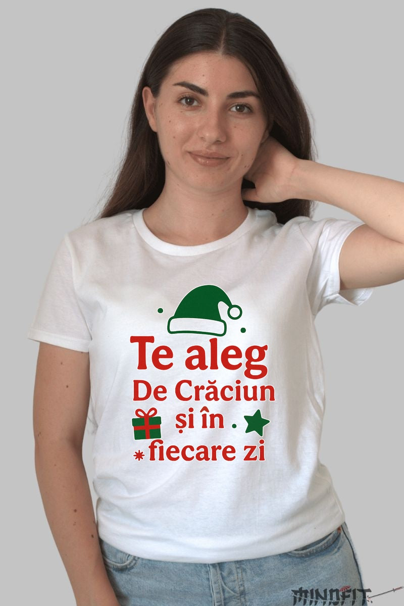 Tricou De Craciun - Te Aleg In Fiecare Zi barbat negru