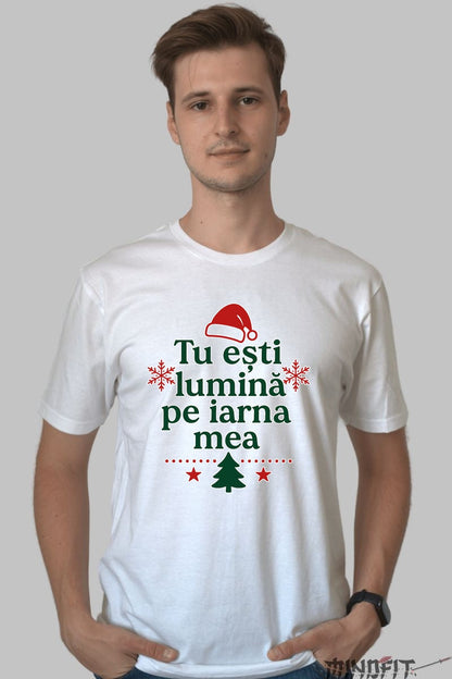 Tricou De Craciun - Tu Esti Lumina Pe Iarna Mea dama negu