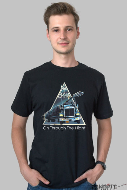 Tricou Def Leppard - On Through The Night barbat negru