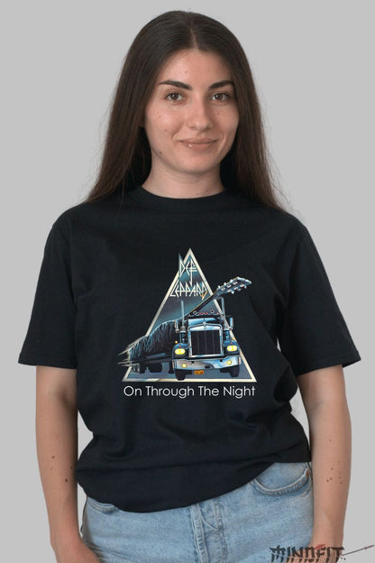 Tricou Def Leppard - On Through The Night dama negru