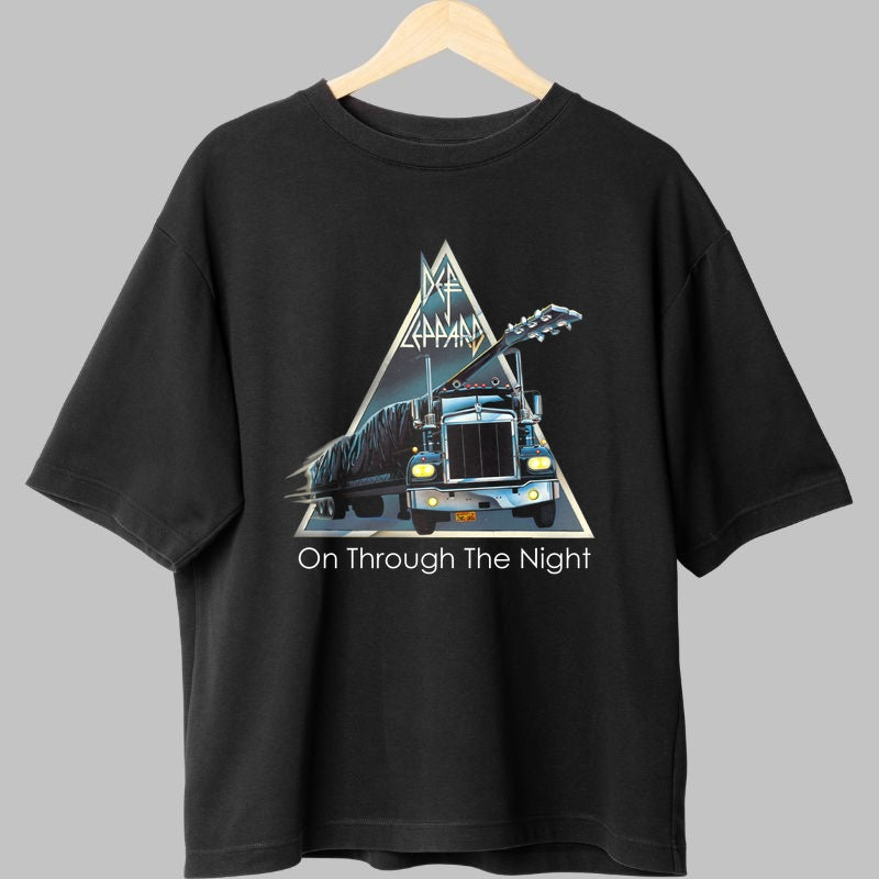 Tricou Def Leppard - On Through The Night fata