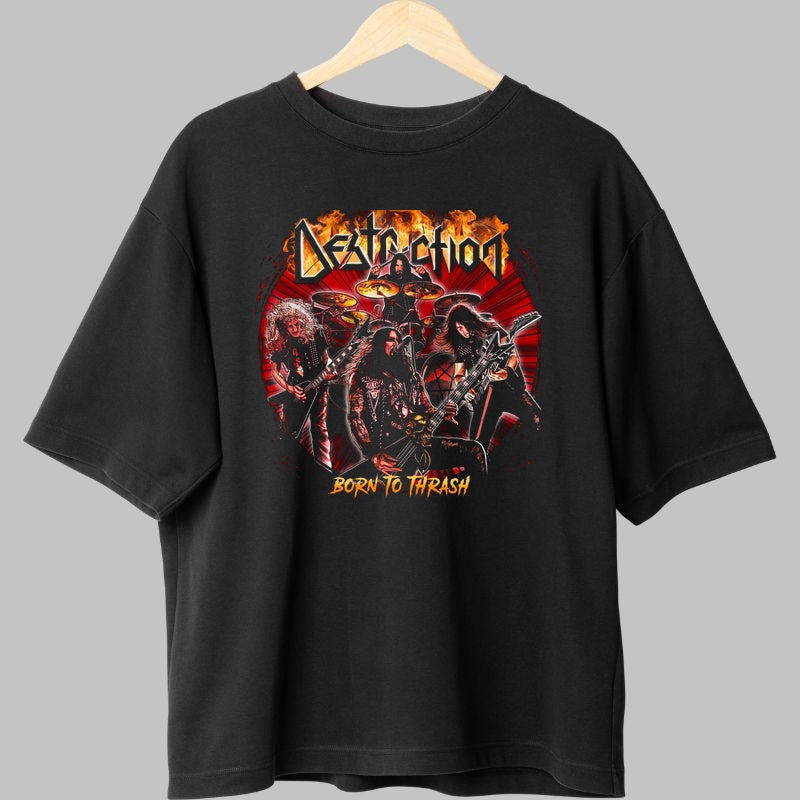 Tricou Destruction - Born to Thrash fata