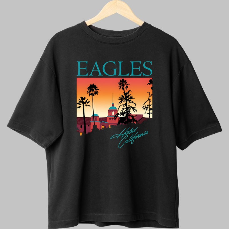 Tricou Eagles - Hotel California Sunset fata