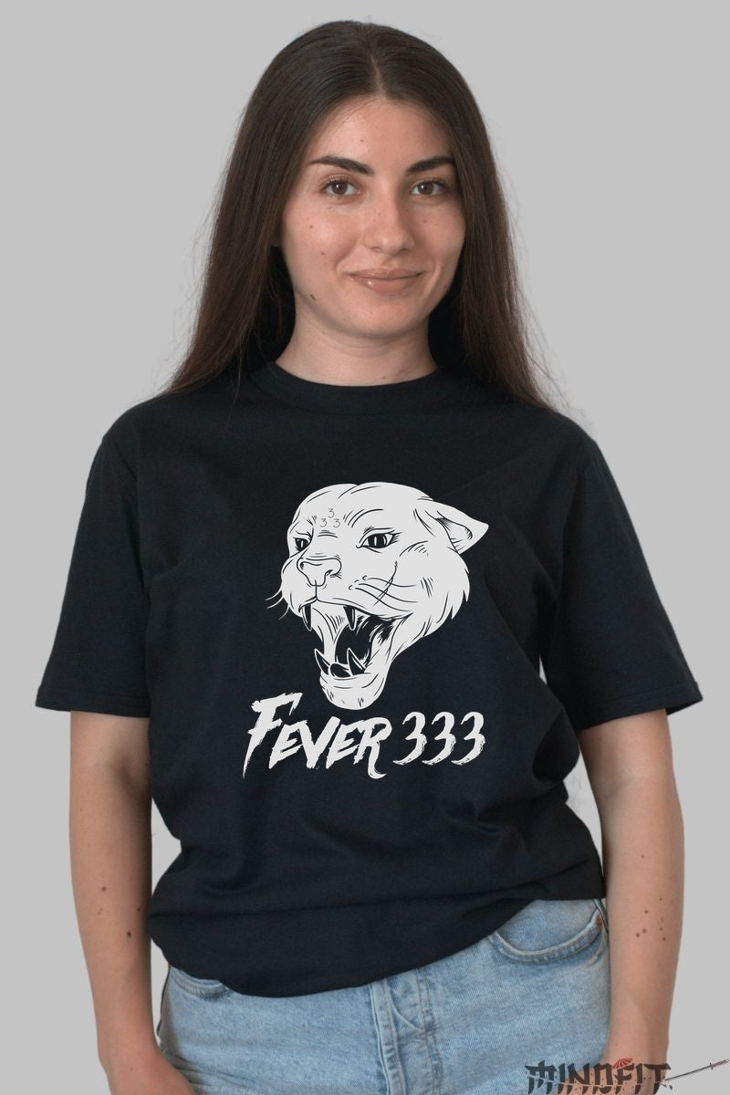 Tricou Fever 333 - Pantera Revolutiei dama negru