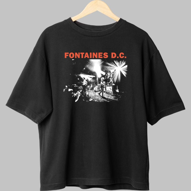 Tricou Fontaines D.C. - Live Raw Energy fata