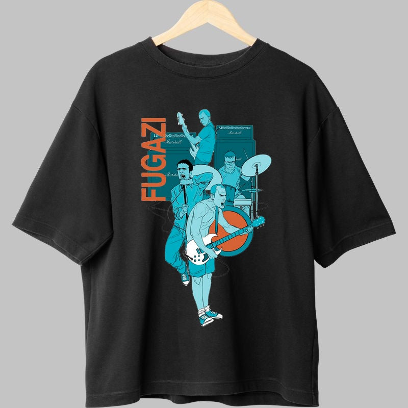Tricou Fugazi - Energie Punk Illustrata fata
