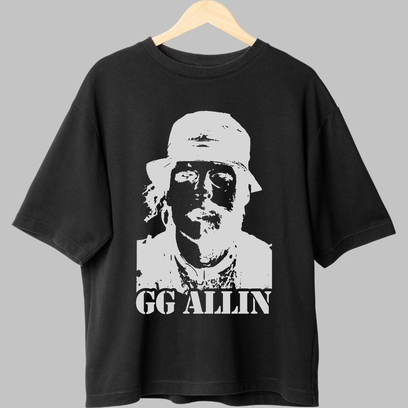 Tricou GG Allin - Punk Raw & Rebellious fata