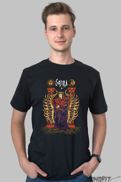 Tricou Gojira - Zeita Focului Mistic barbat negru