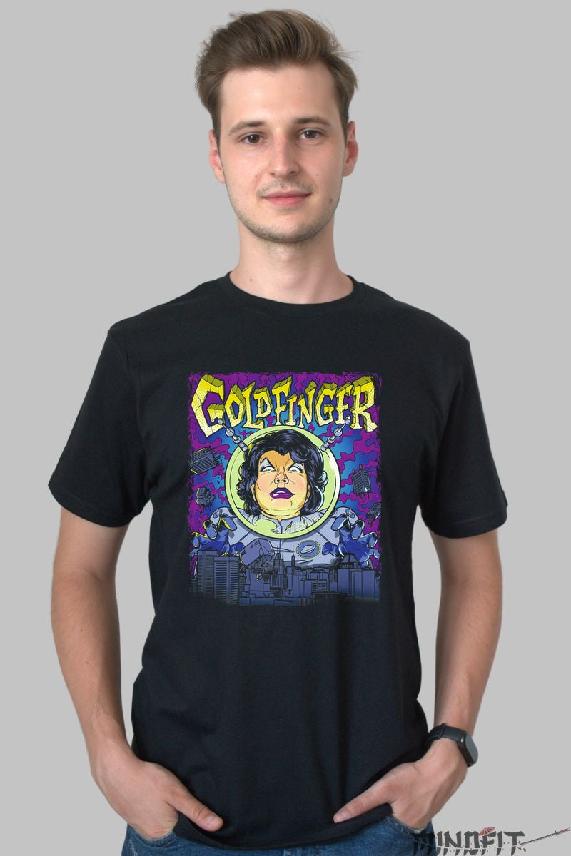 Tricou Goldfinger - Space Pop Madness barbat negru