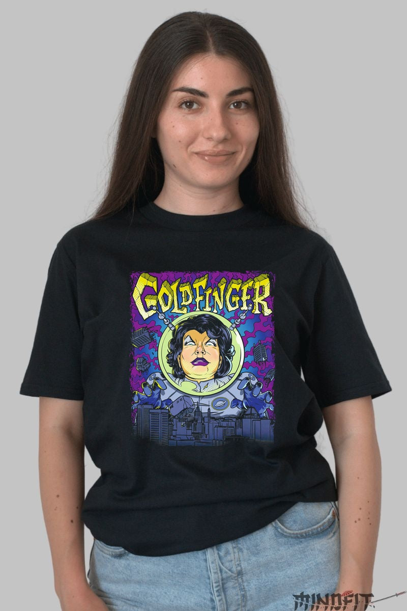 Tricou Goldfinger - Space Pop Madness dama negru