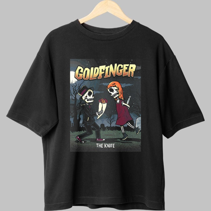 Tricou Goldfinger - The Knife Edition fata