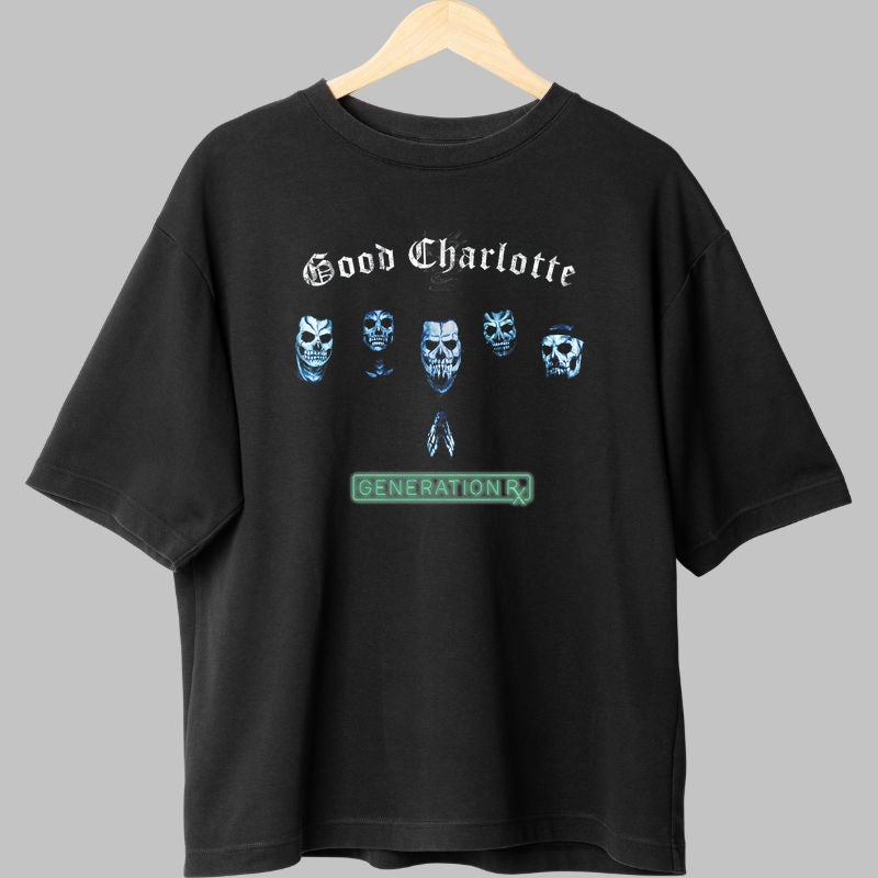 Tricou Good Charlotte - Generation Rx Skull Design fata