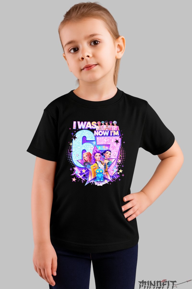 Tricou HUNTRIX Six Seven - Evolutia Epic? fata negru