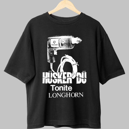 Tricou Huker Du- Longhorn Tonite fata