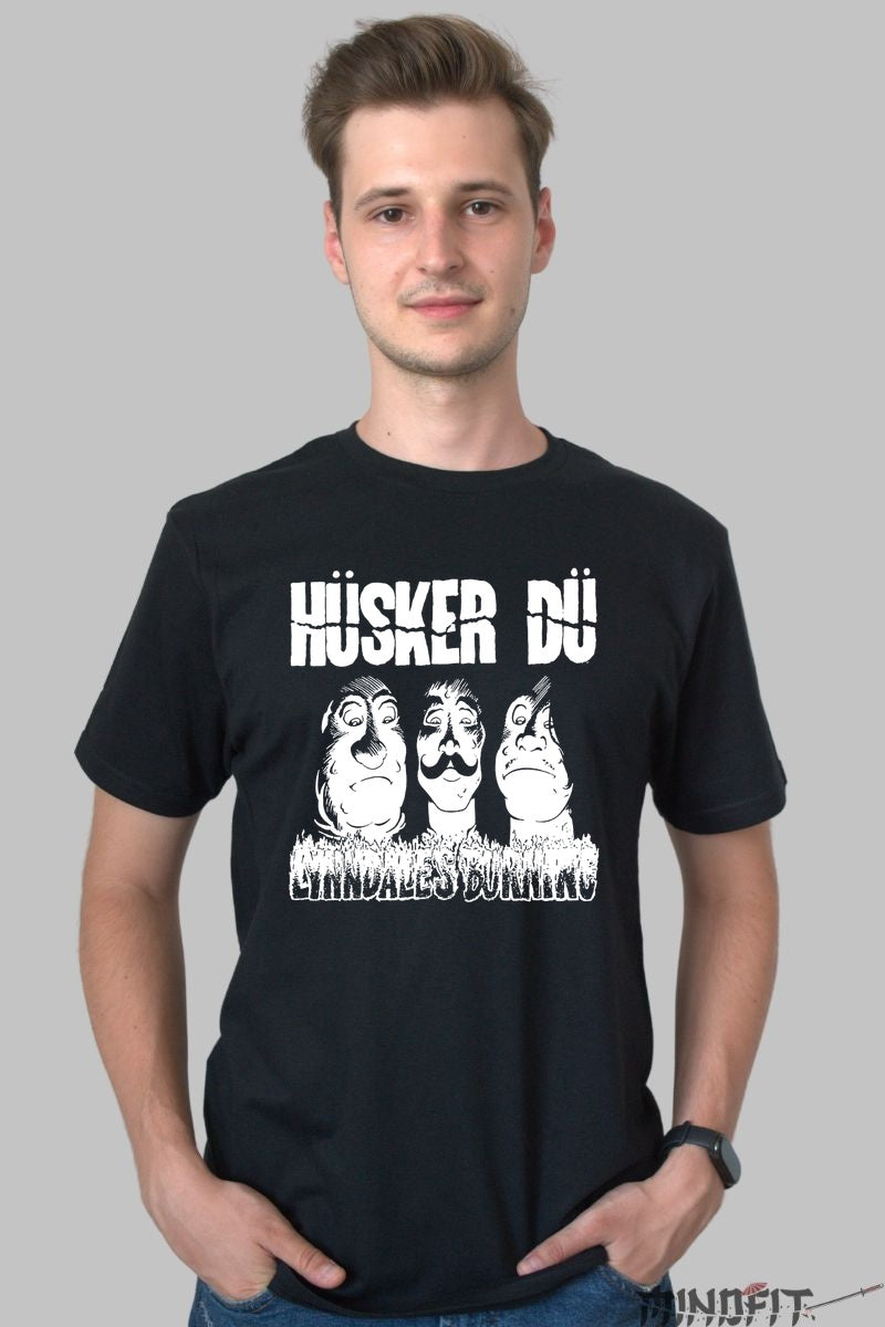 Tricou Husker Du - Lyndale-s Burning Art barbat negru