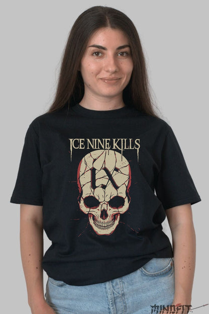 Tricou Ice Nine Kills - Skull Horror Core dama negru
