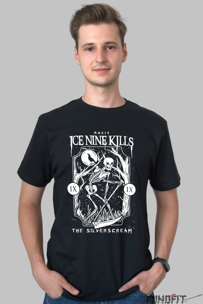 Tricou Ice Nine Kills - The Silver Scream Skeleton barbat negru