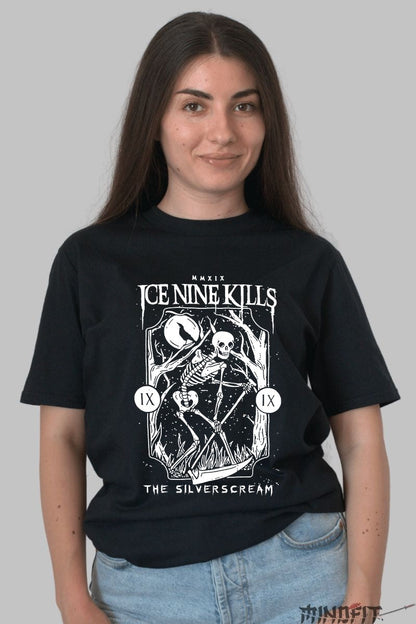 Tricou Ice Nine Kills - The Silver Scream Skeleton dama negru